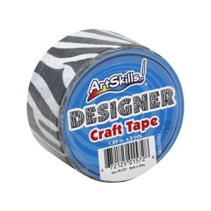 slide 1 of 1, ArtSkills Designer Craft Tape Zebra, 1 ct