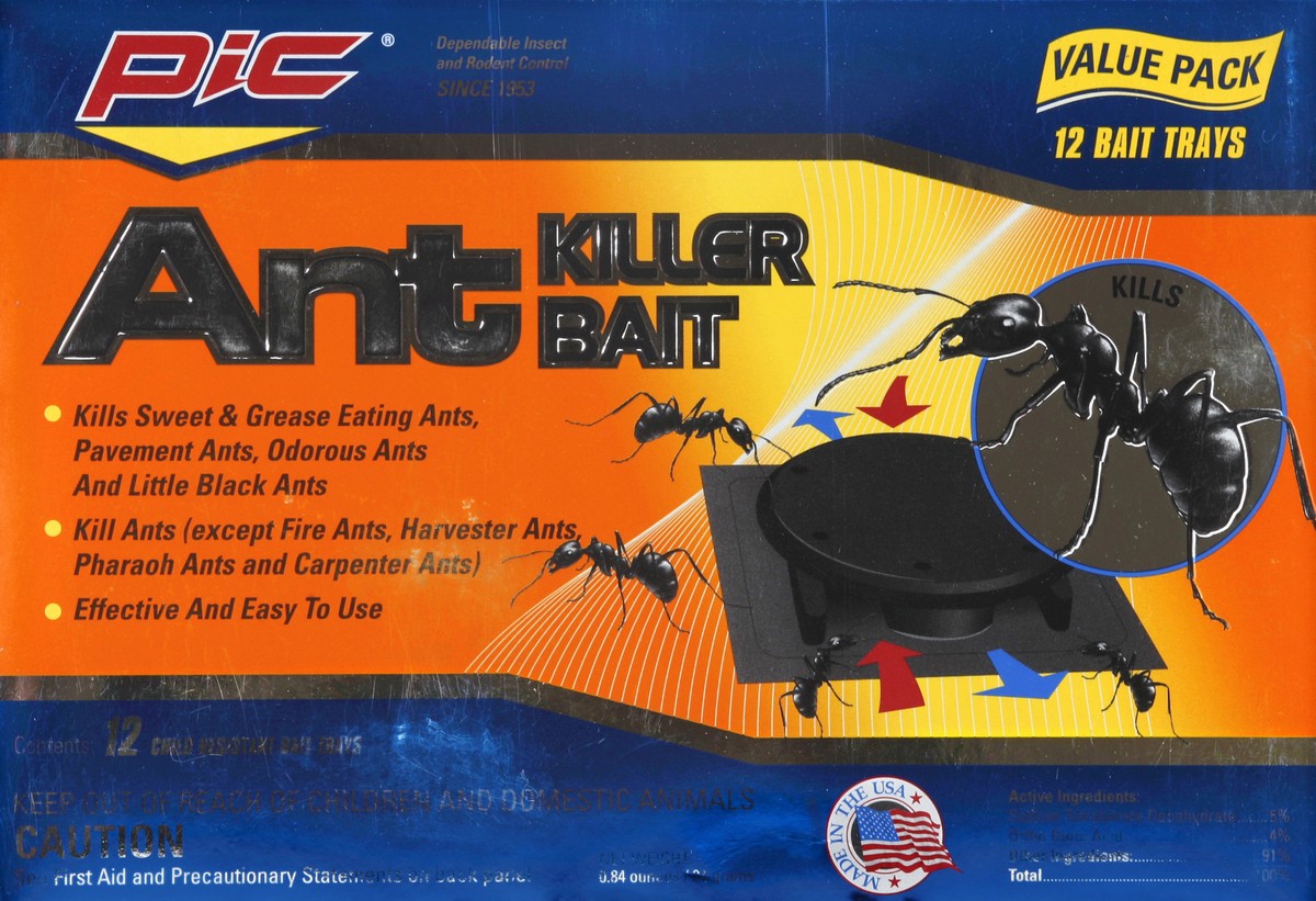 slide 1 of 4, PIC Ant Killer Bait 12 ea, 12 ct