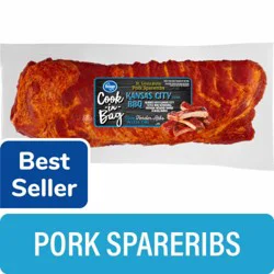 Kroger® Cook In Bag Kansas City Style BBQ St. Louis Style Pork Spareribs