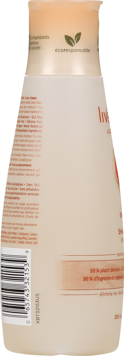 slide 5 of 7, Live Clean Detox Apple Cider Shampoo 12 fl oz, 12 fl oz