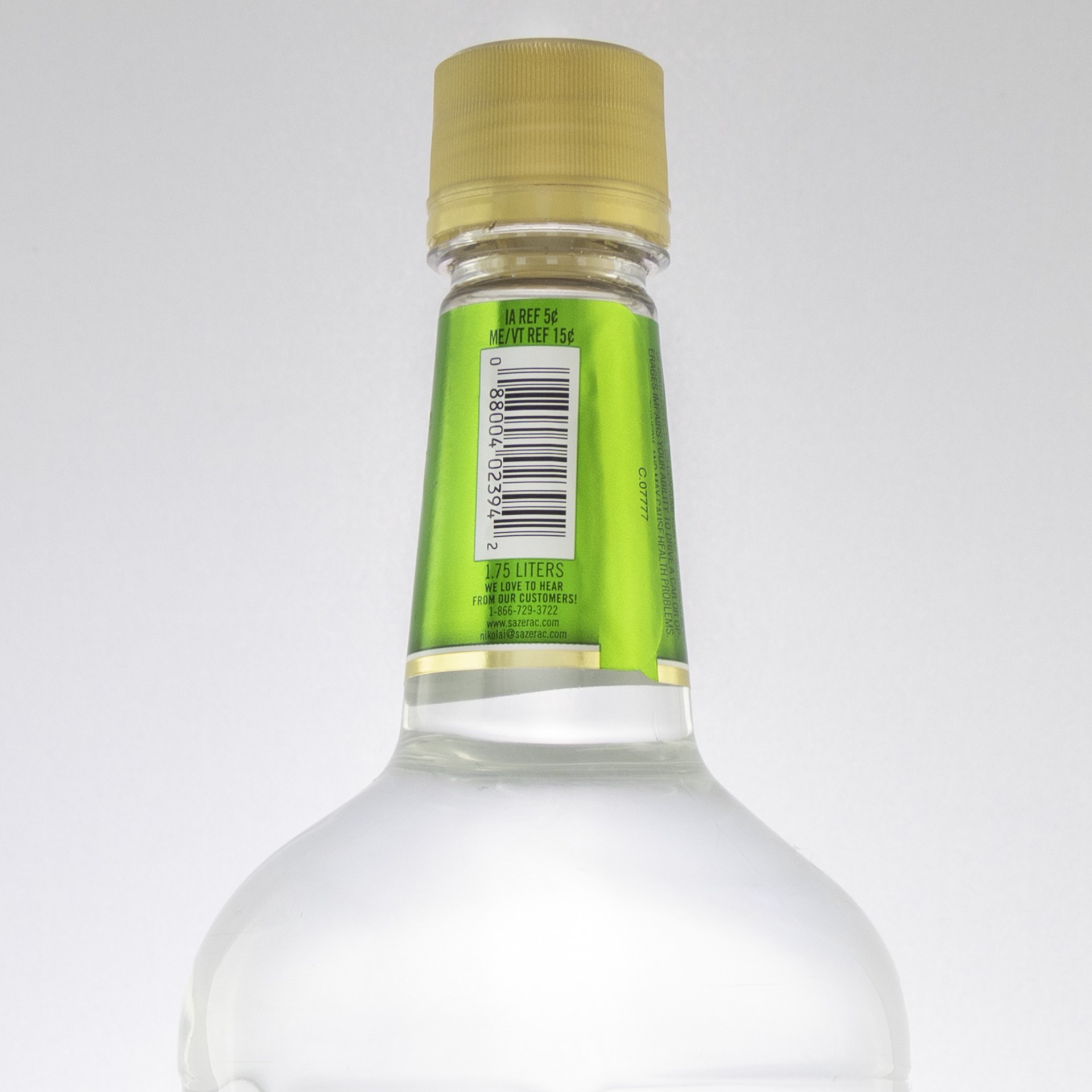slide 2 of 2, Nikolai Apple Vodka 1.75l 60 Proof, 1.75 liter