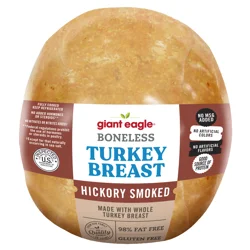 Giant Eagle Turkey Breast, Hickory Smoked