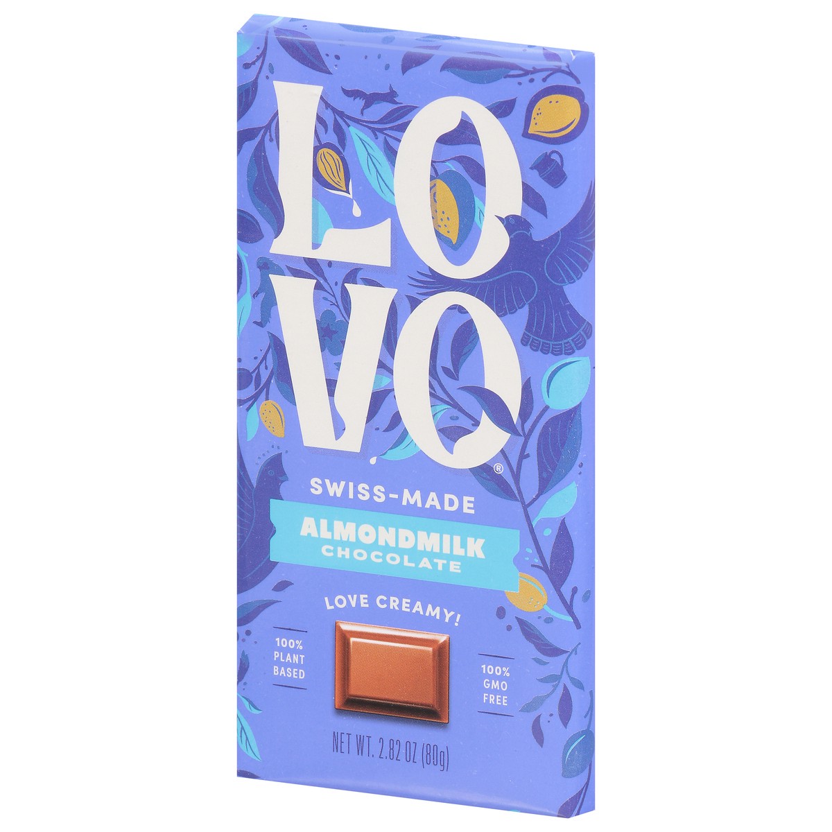 slide 11 of 14, Lovo Swiss-Made Almondmilk Chocolate 2.82 oz, 2.82 oz