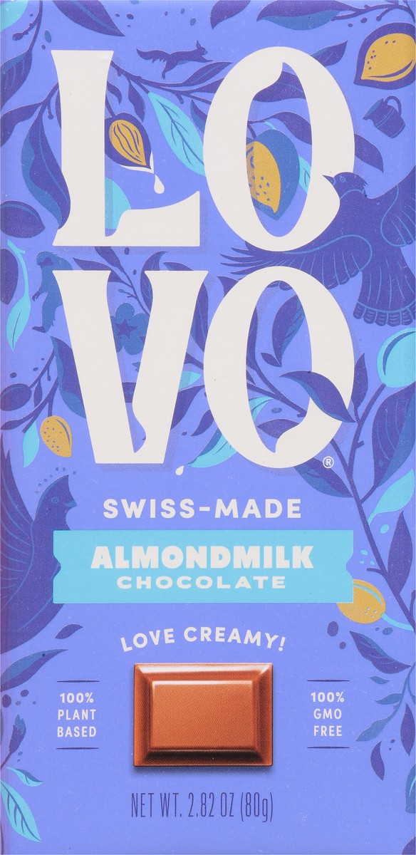 slide 10 of 14, Lovo Swiss-Made Almondmilk Chocolate 2.82 oz, 2.82 oz