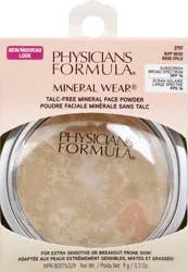 Physicians Formula Mineral Wear Talc-Free Mineral Pressed Face Powder, Buff Beige, 9 g