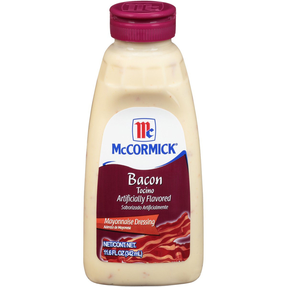 slide 8 of 13, McCormick Bacon Artificially Flavored Mayonnaise Dressing, 11.6 fl oz, 11.60 fl oz