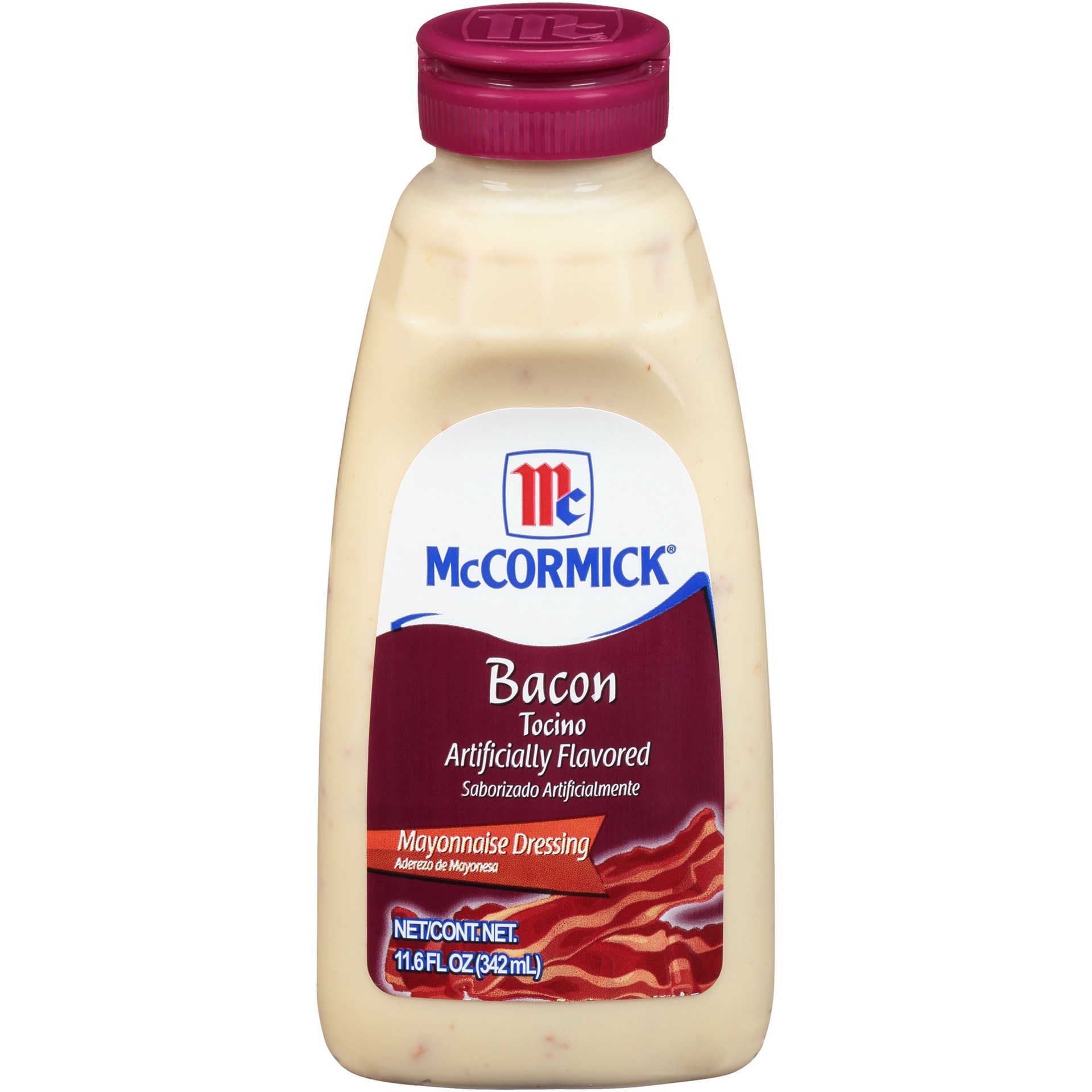 slide 1 of 13, McCormick Bacon Artificially Flavored Mayonnaise Dressing, 11.6 fl oz, 11.60 fl oz