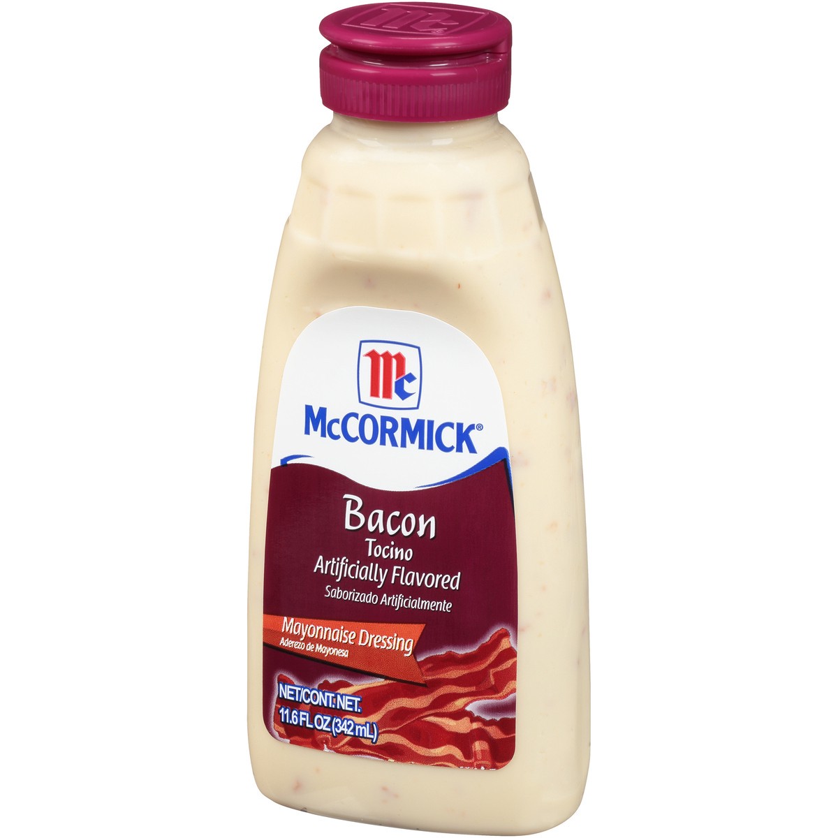 slide 9 of 13, McCormick Bacon Artificially Flavored Mayonnaise Dressing, 11.6 fl oz, 11.60 fl oz