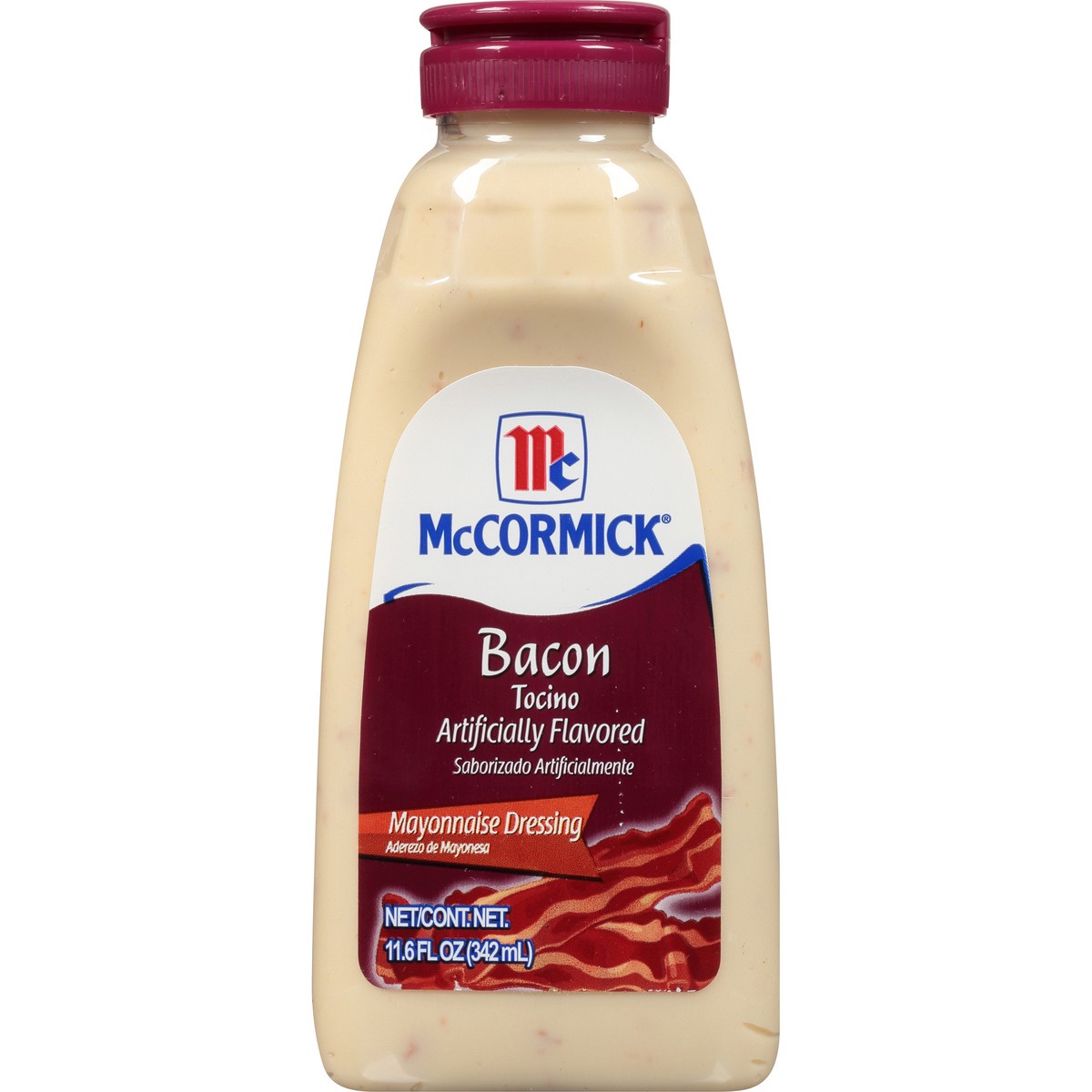 slide 10 of 13, McCormick Bacon Artificially Flavored Mayonnaise Dressing, 11.6 fl oz, 11.60 fl oz