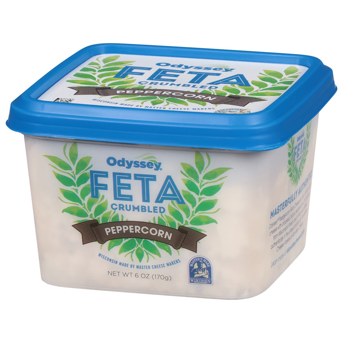 slide 11 of 12, Odyssey Crumbled Peppercorn Feta 6 oz, 6 oz
