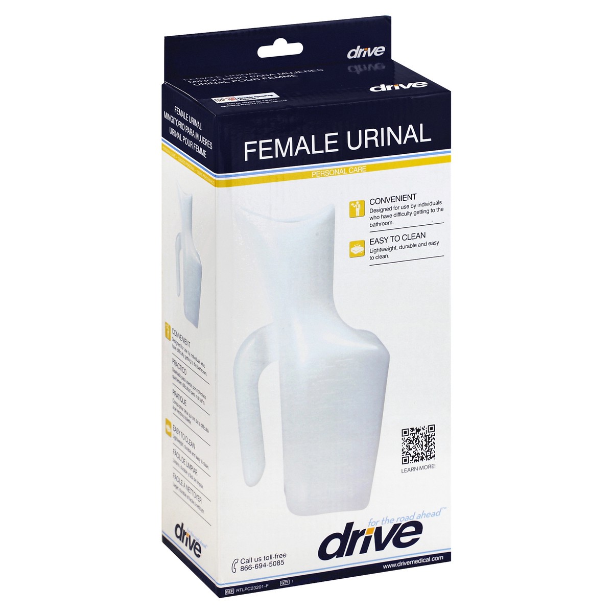 slide 3 of 5, Drive Urinal 1 ea, 1 ct