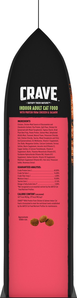 slide 8 of 9, CRAVE 1+ Years with Protein from Chicken & Salmon Cat Food 32 oz, 32 oz