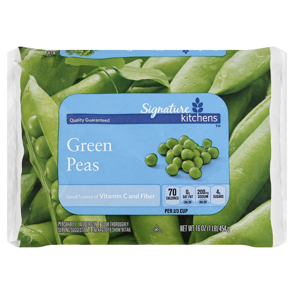 slide 1 of 5, Signature Select Green Peas 16 oz, 16 oz