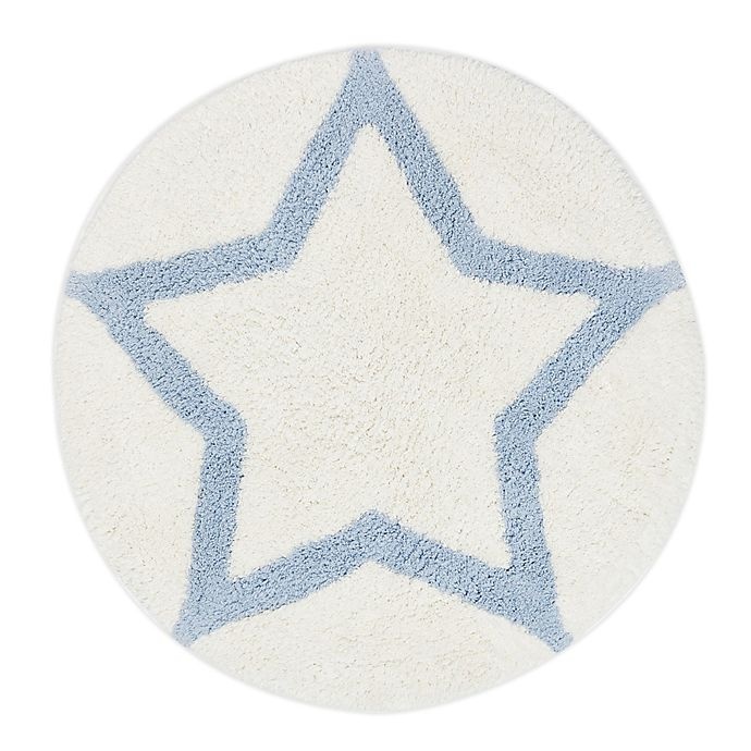 slide 1 of 1, Marmalade Cotton Bath Rug - Stars, 1 ct