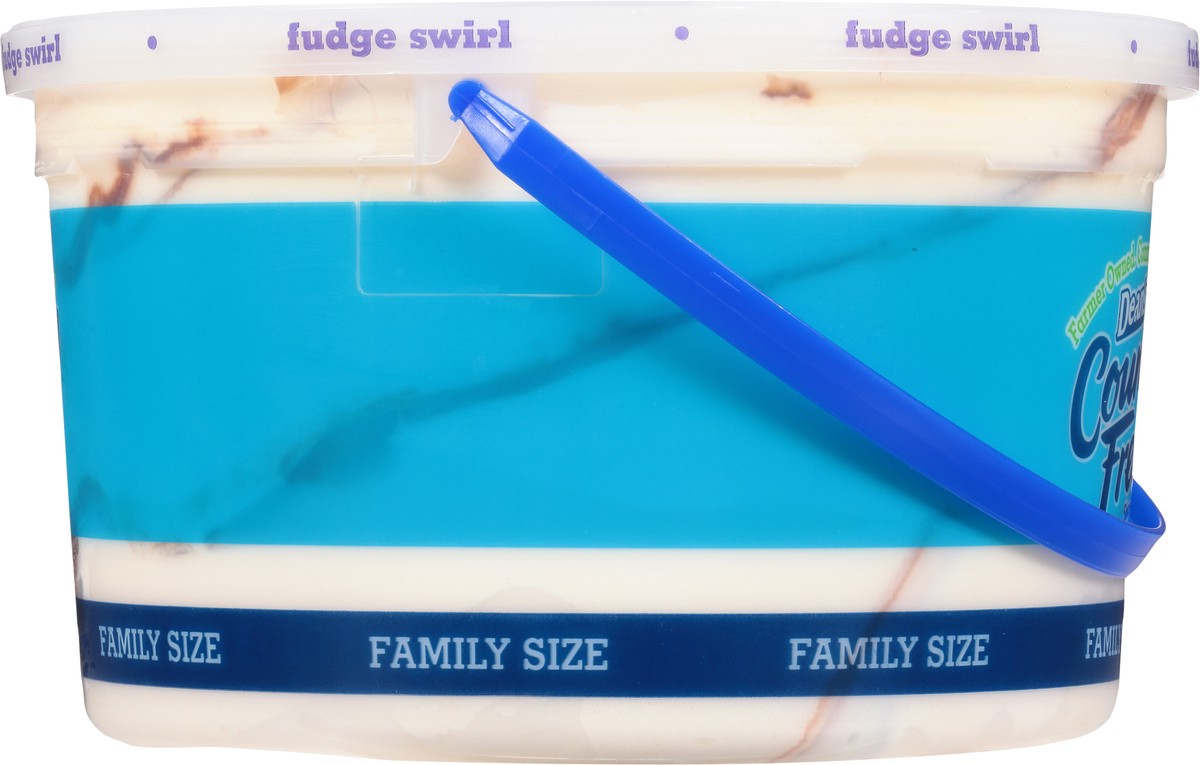 slide 7 of 12, Country Fresh Reduced Fat Fudge Swirl Ice Cream Family Size 4 qt, 4 qt