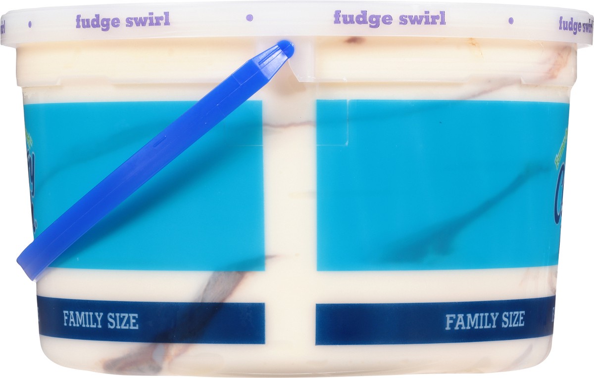 slide 9 of 12, Country Fresh Reduced Fat Fudge Swirl Ice Cream Family Size 4 qt, 4 qt