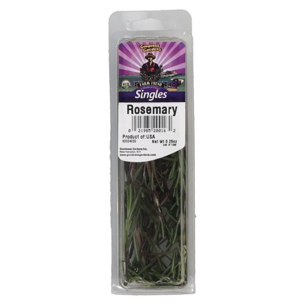 slide 1 of 1, Goodness Gardens Rosemary Singles, 0.75 oz