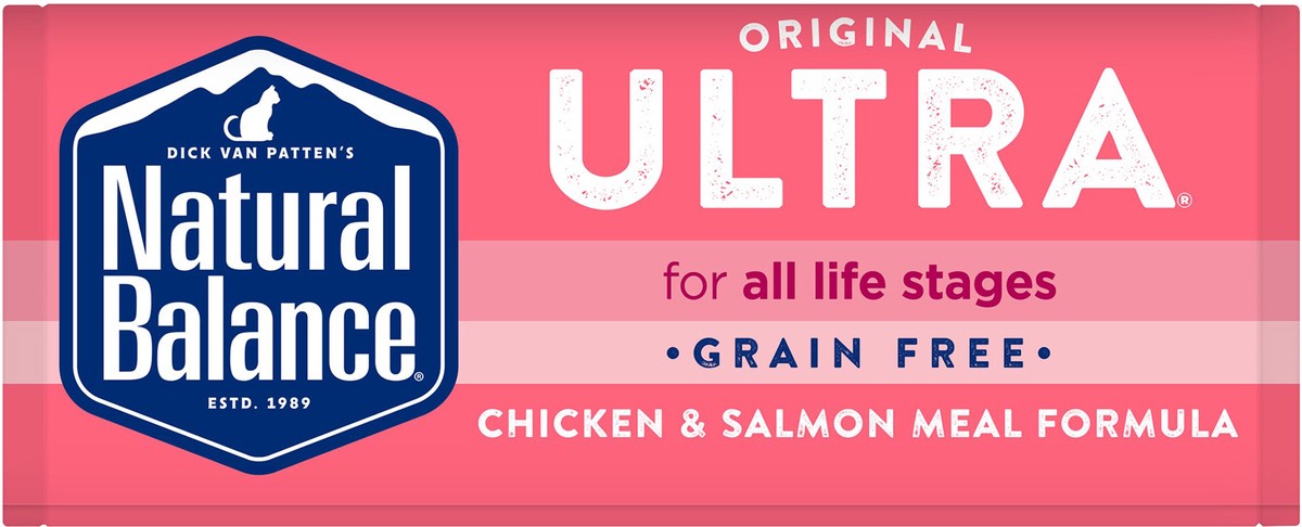 slide 8 of 8, Natural Balance Original Ultra Chicken and Salmon Meal Dry Cat Food Formula, 6 lb Bag, 6 lb