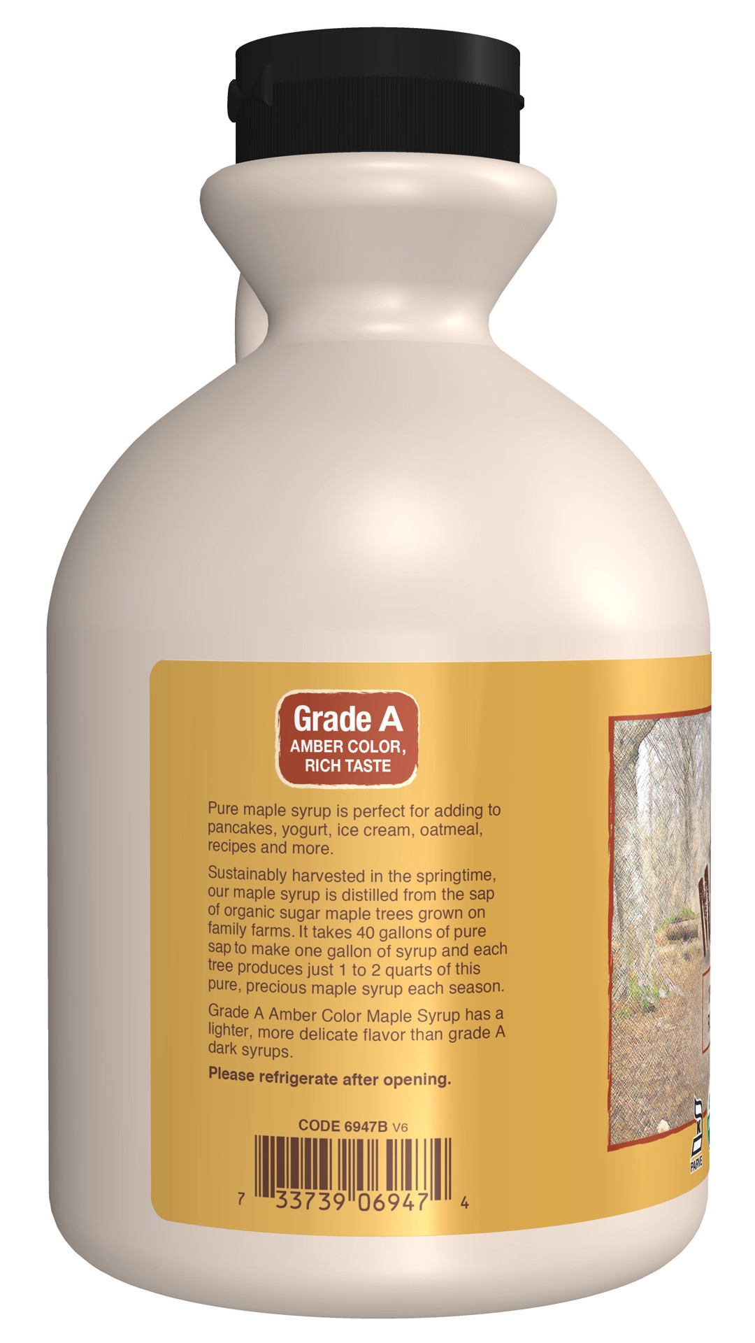 slide 3 of 4, NOW Natural Foods Maple Syrup, Organic Grade A Amber Color - 32 oz., 32 fl oz