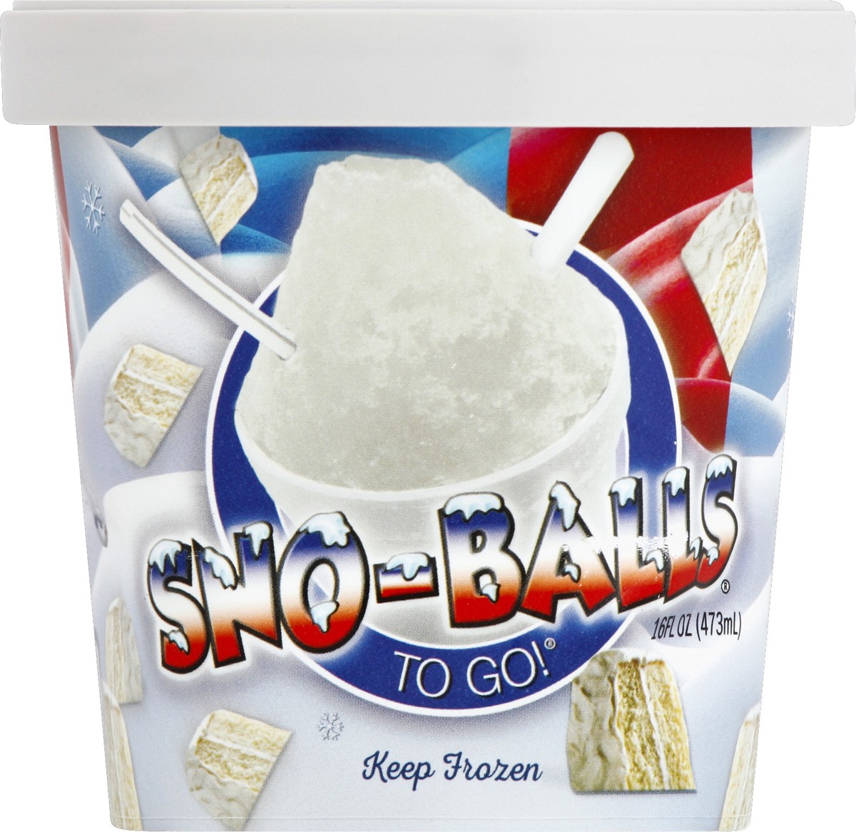 slide 3 of 3, Sno-Balls To Go 16 oz, 16 oz