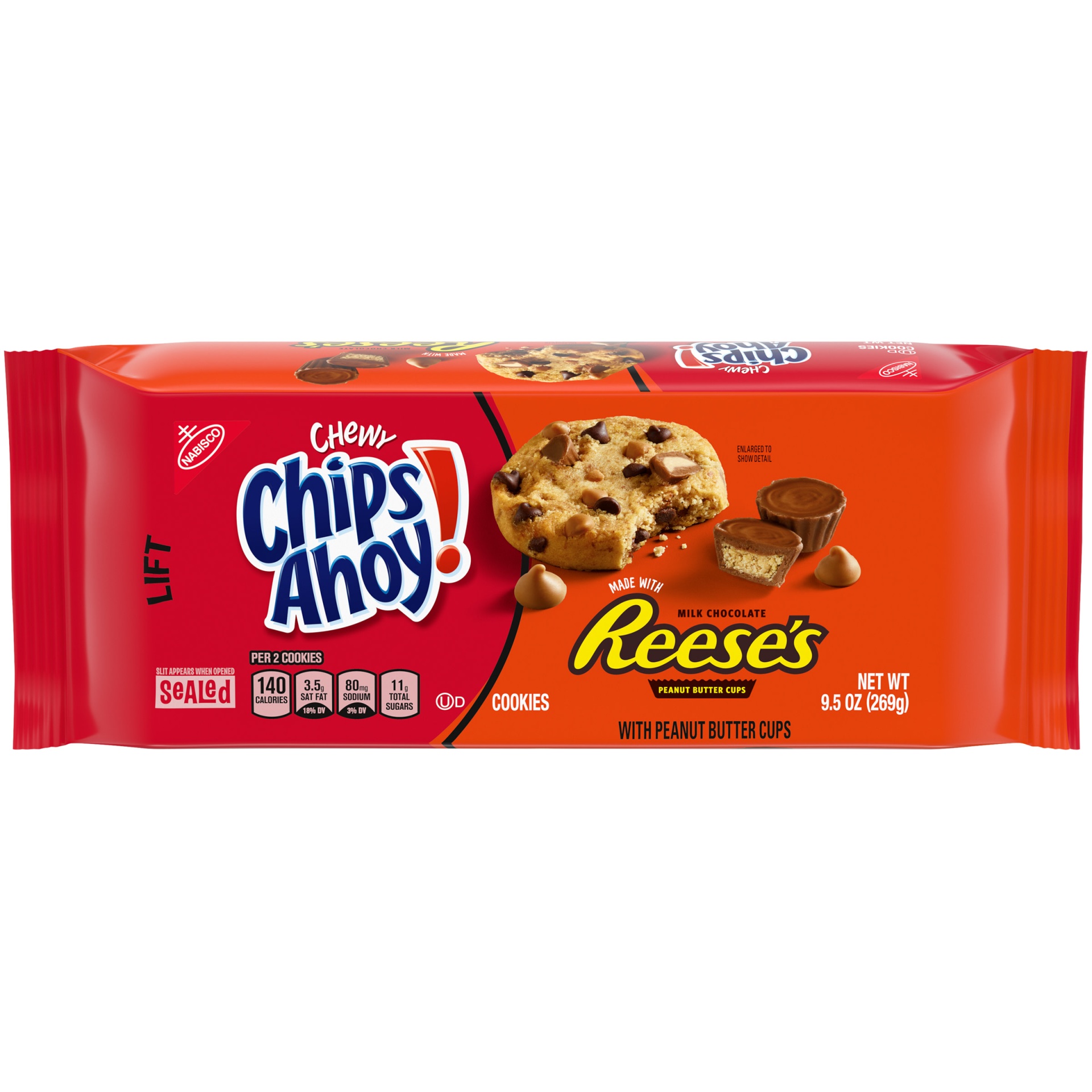 Chips Ahoy! Chewy Real Chocolate Chip Cookies With Reese's Peanut