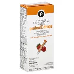 Publix Ibuprofen Oral Suspension Pain Reliever/Fever Reducer Concentrated Drops for 6 mos to 23 mos Infants