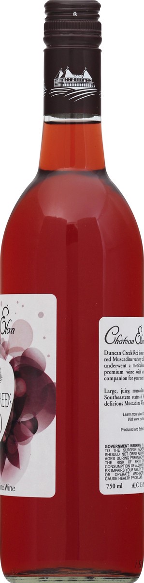 slide 3 of 9, Chateau Elan Duncan Creek Red 750 ml, 750 ml