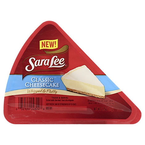 slide 1 of 1, Sara Lee Cheesecake Slices Whipped & Fluffy Classic, 2.75 oz