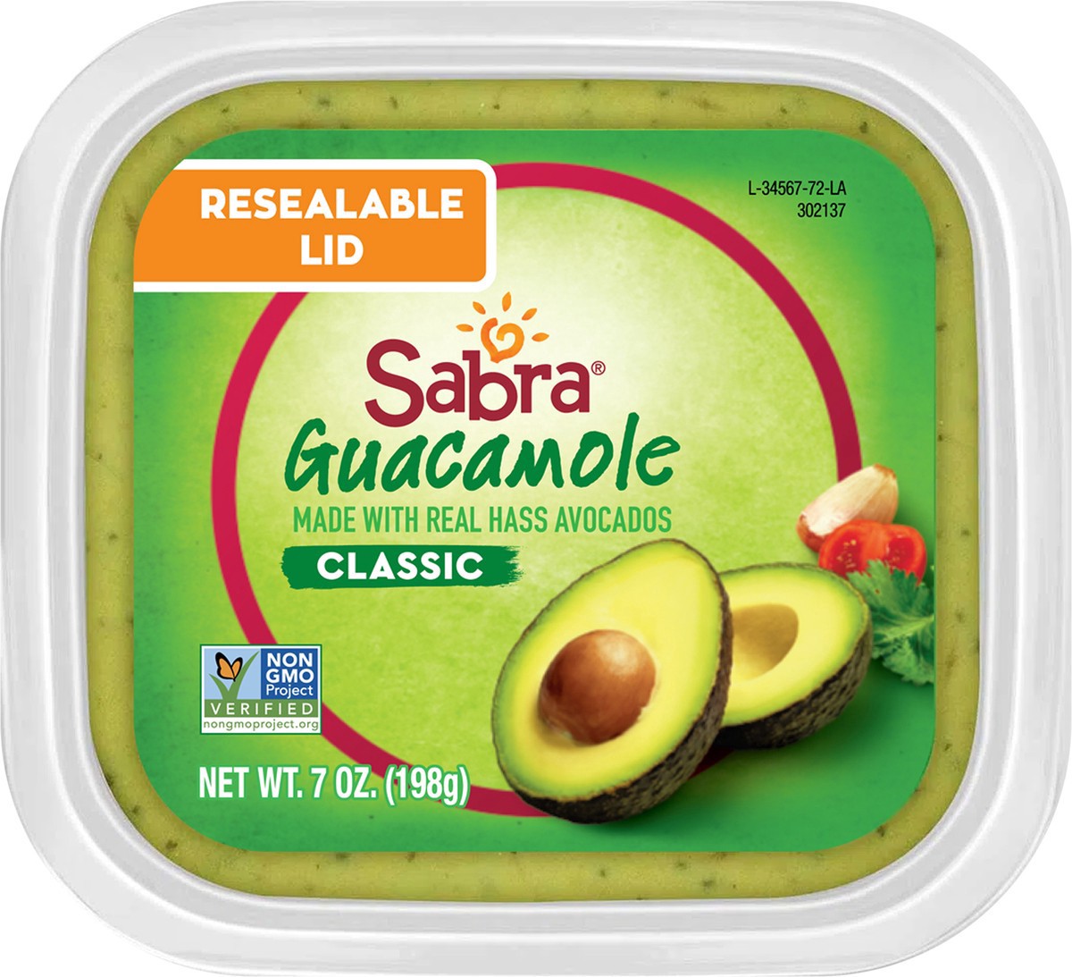 slide 6 of 7, Sabra Classic Guacamole 7 oz, 7 oz
