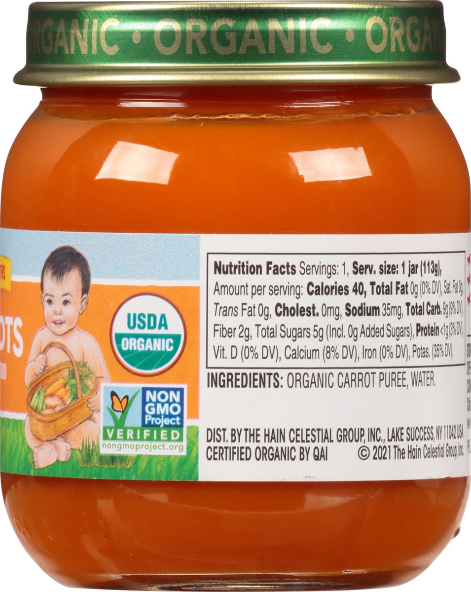 slide 10 of 10, Earth's Best Carrots Orig Organic Baby Food, 4 oz