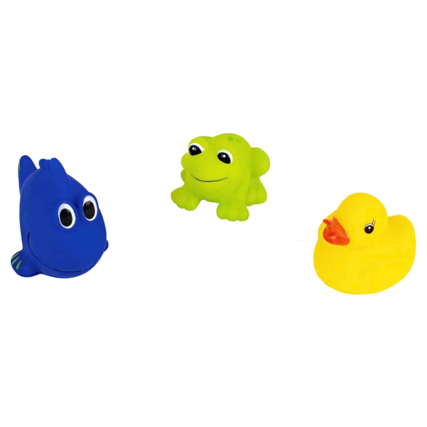 slide 5 of 5, Kolorae Animal Friends Bath Toys, 3 ct