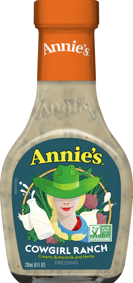 slide 6 of 9, Annie's Cowgirl Ranch Dressing 236 ml, 8 fl oz