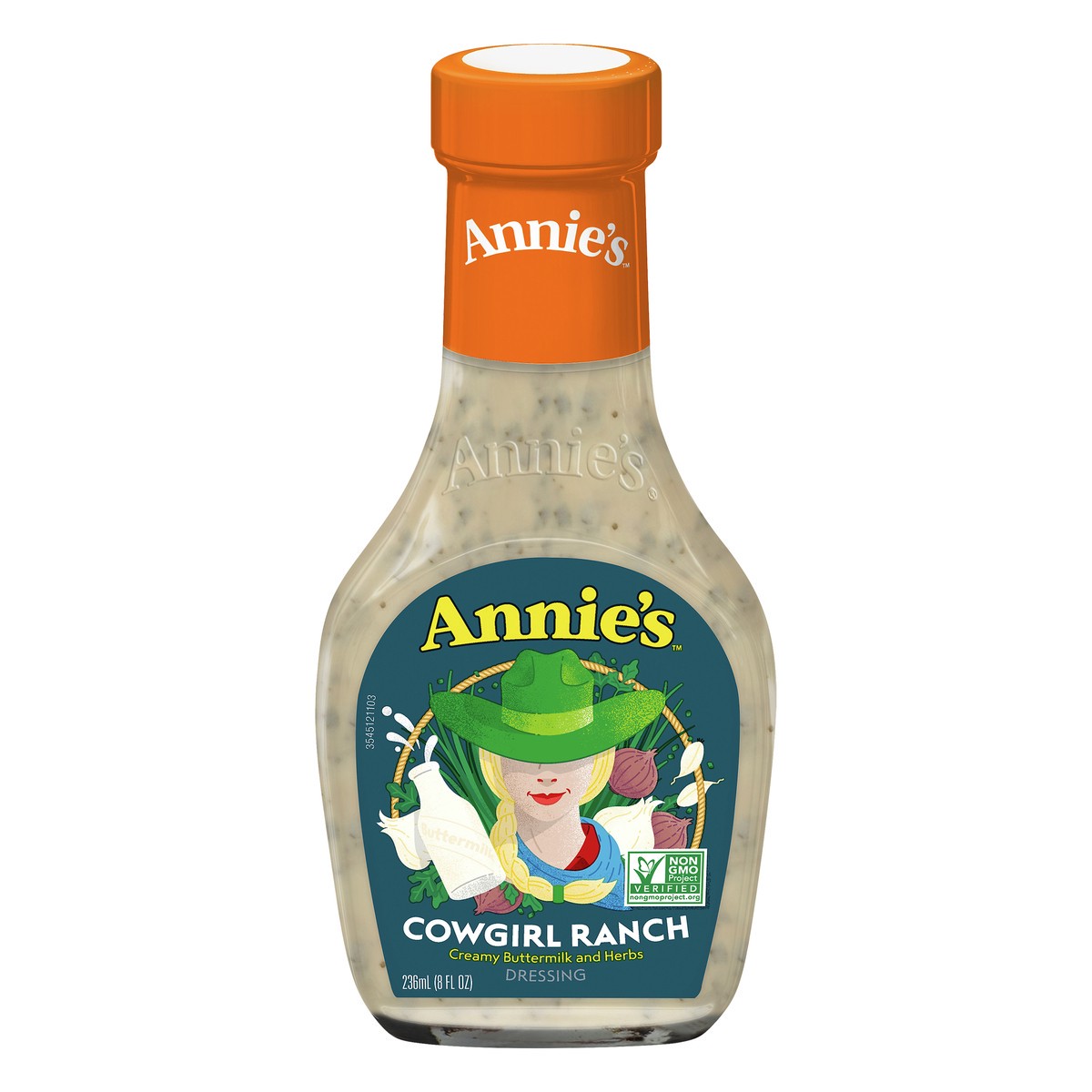 slide 1 of 9, Annie's Cowgirl Ranch Dressing 236 ml, 8 fl oz