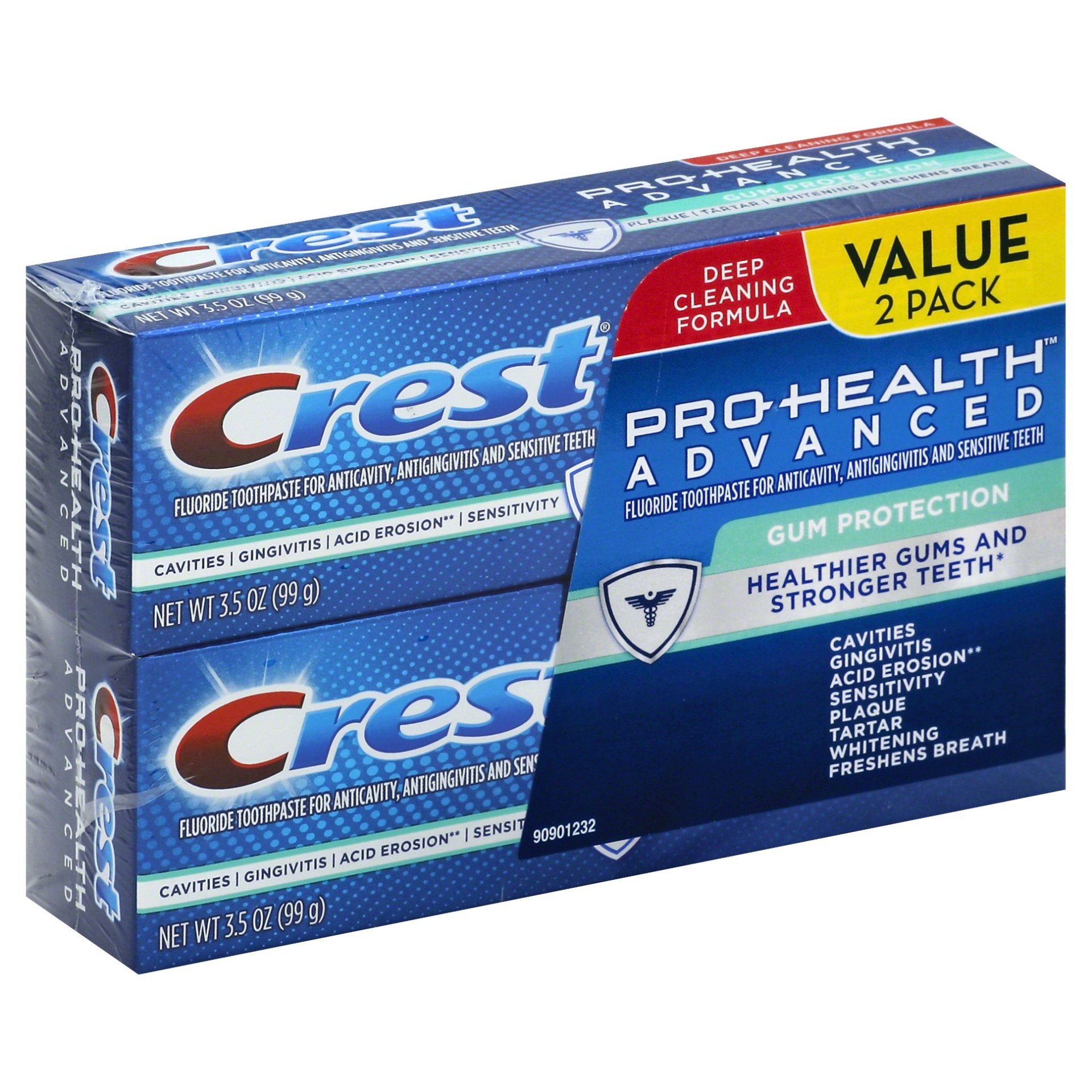 slide 1 of 2, Crest Pro-Health Advanced Gum Protection Toothpaste, 2 ct; 3.5 oz