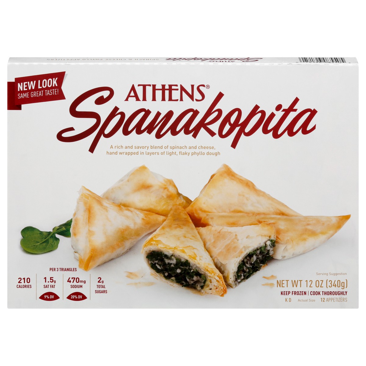 slide 1 of 13, Athens Spanakopita 12 ea, 12 ct