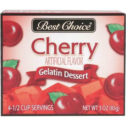 slide 1 of 1, Best Choice Cherry Gelatin, 3 oz