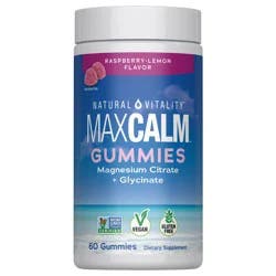 Natural Vitality CALM Magnesium Citrate Gummies 60 Ct