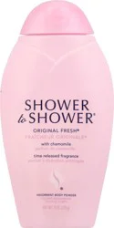 Shower To Shower Original Fresh Body Powder