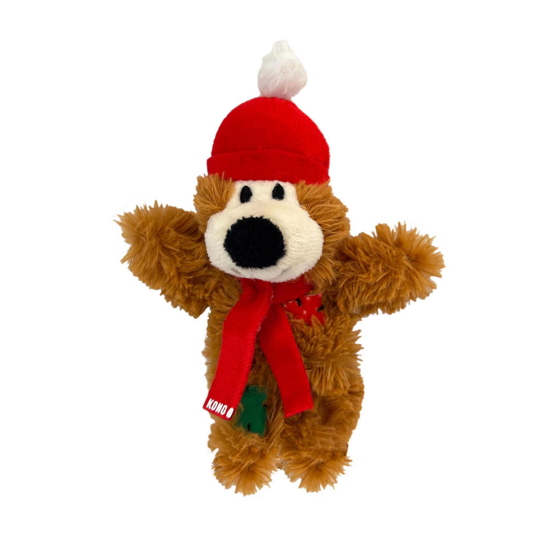 slide 1 of 1, KONG Holiday Softies Bear Assorted, 1 ct