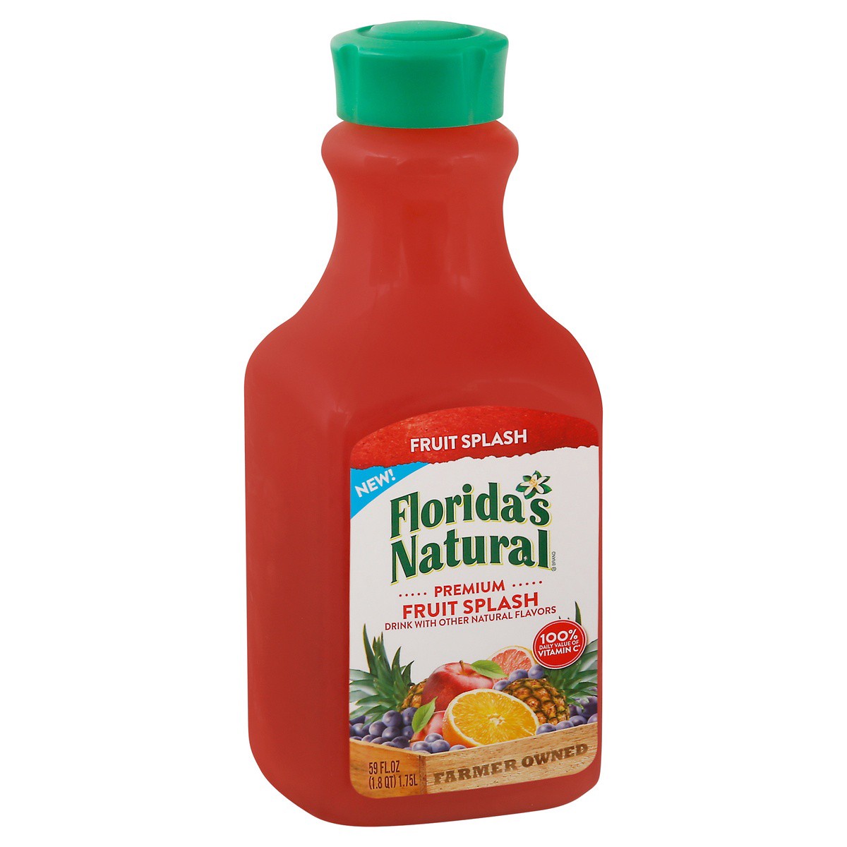 slide 6 of 9, Florida's Natural Premium Fruit Splash - 59 fl oz, 59 fl oz