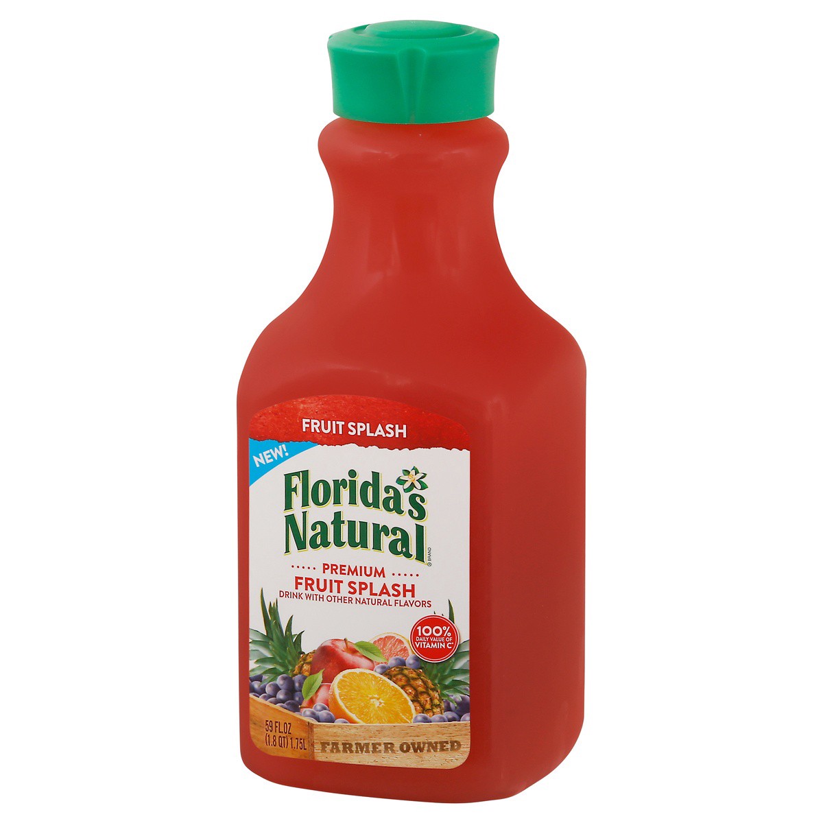 slide 3 of 9, Florida's Natural Premium Fruit Splash - 59 fl oz, 59 fl oz