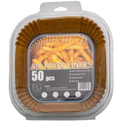 Forever Gifts FG Square Air Fryer Liners, 50 Ct