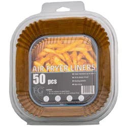 Forever Gifts FG Square Air Fryer Liners, 50 Ct
