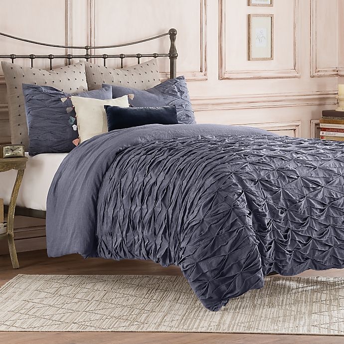 slide 1 of 2, Anthology Kendall Standard Pillow Sham - Indigo, 1 ct