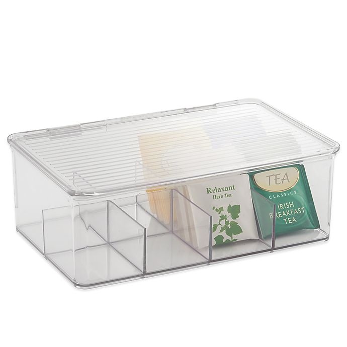 slide 1 of 2, iDesign Cabinet Binz Tea Box, 1 ct