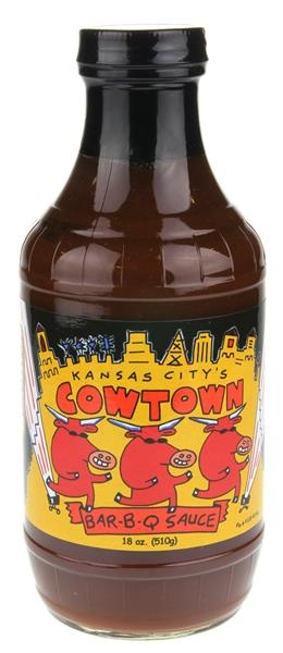 slide 1 of 1, Kansas City's Cowtown Bar-B-Q Sauce, 18 oz