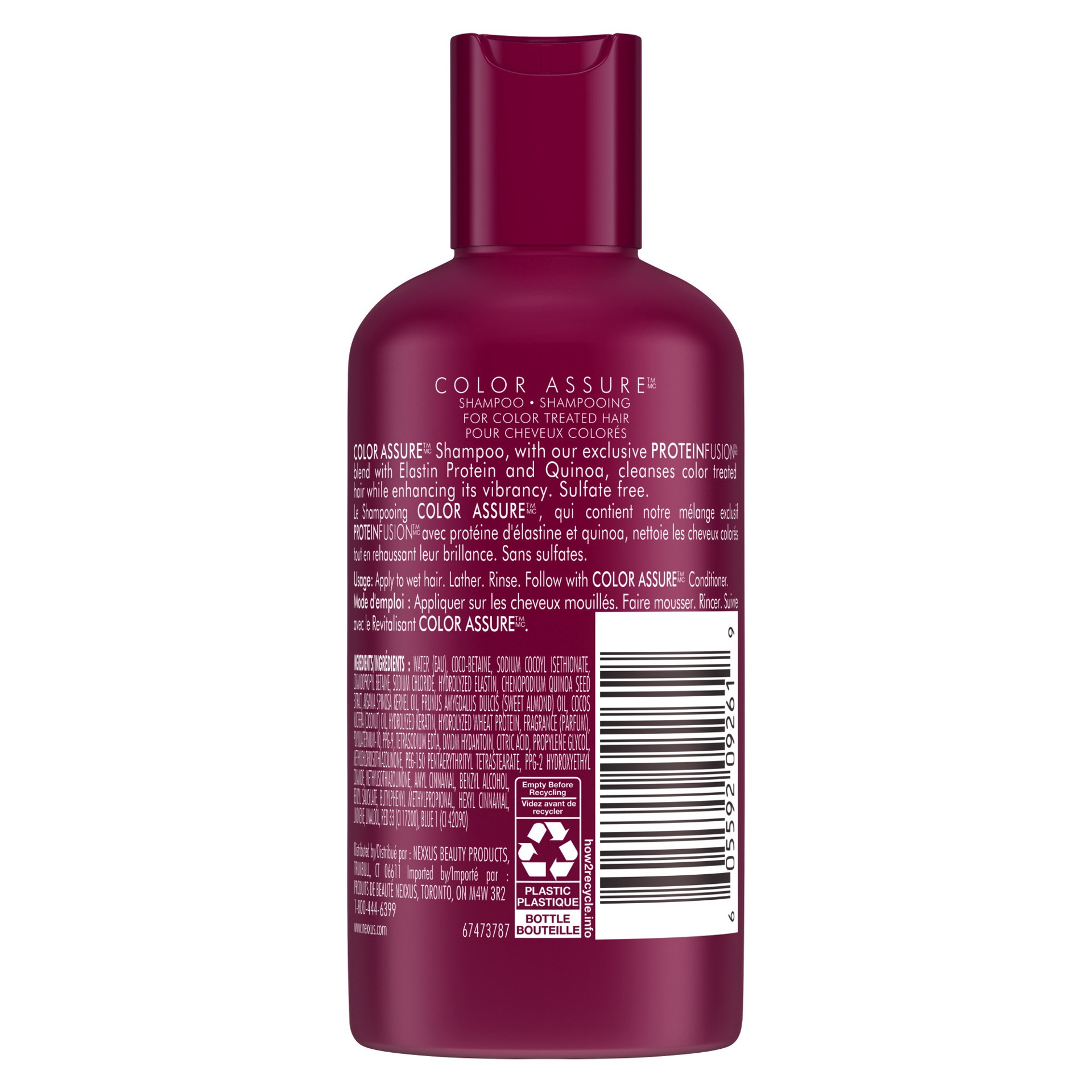 slide 2 of 4, Nexxus Hair Color Assure Sulfate Free Shampoo with ProteinFusion,, 3 oz, 3 fl oz