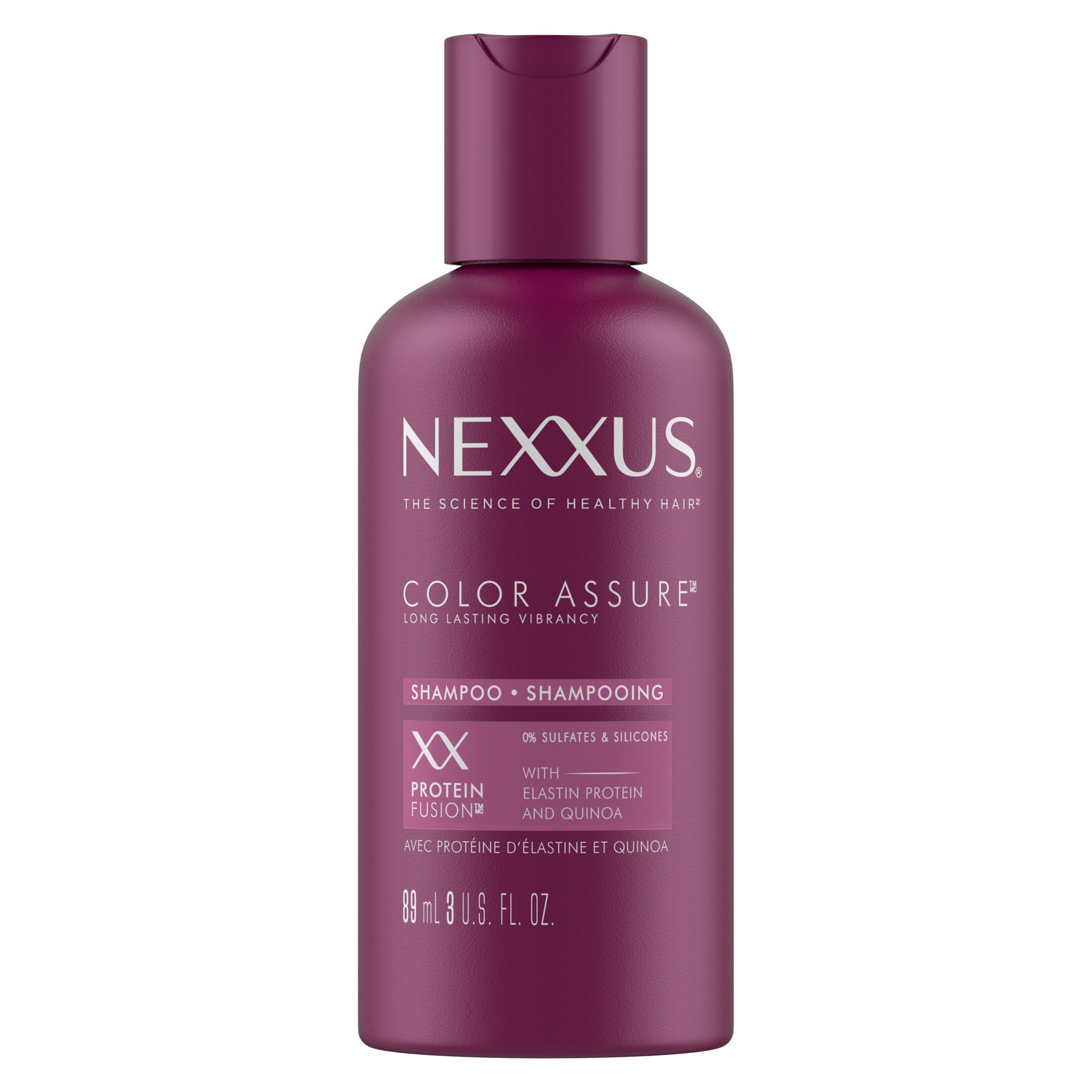 slide 1 of 4, Nexxus Hair Color Assure Sulfate Free Shampoo with ProteinFusion,, 3 oz, 3 fl oz