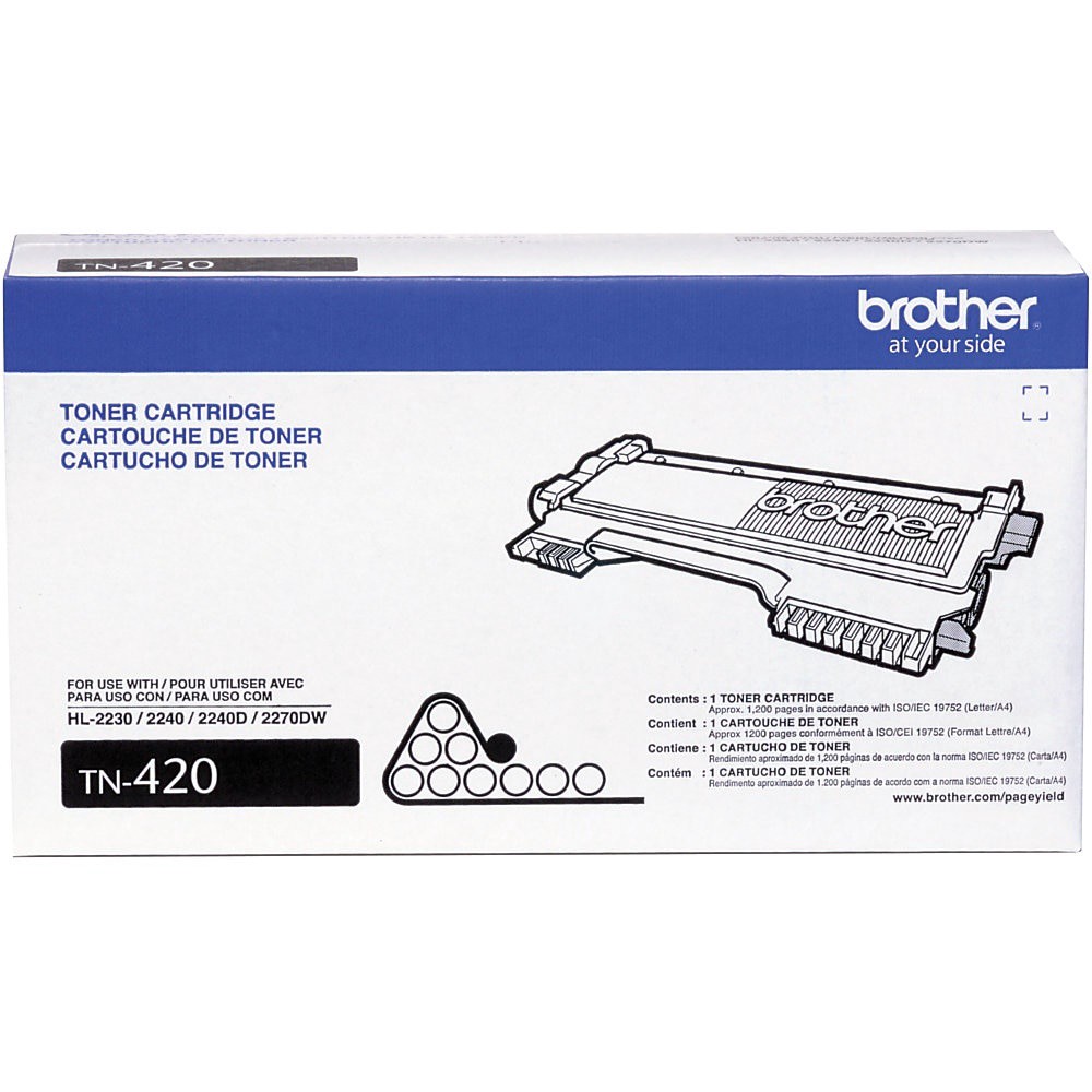 slide 1 of 10, Brother Tn-210Bk Black Toner Cartridge, 1 ct