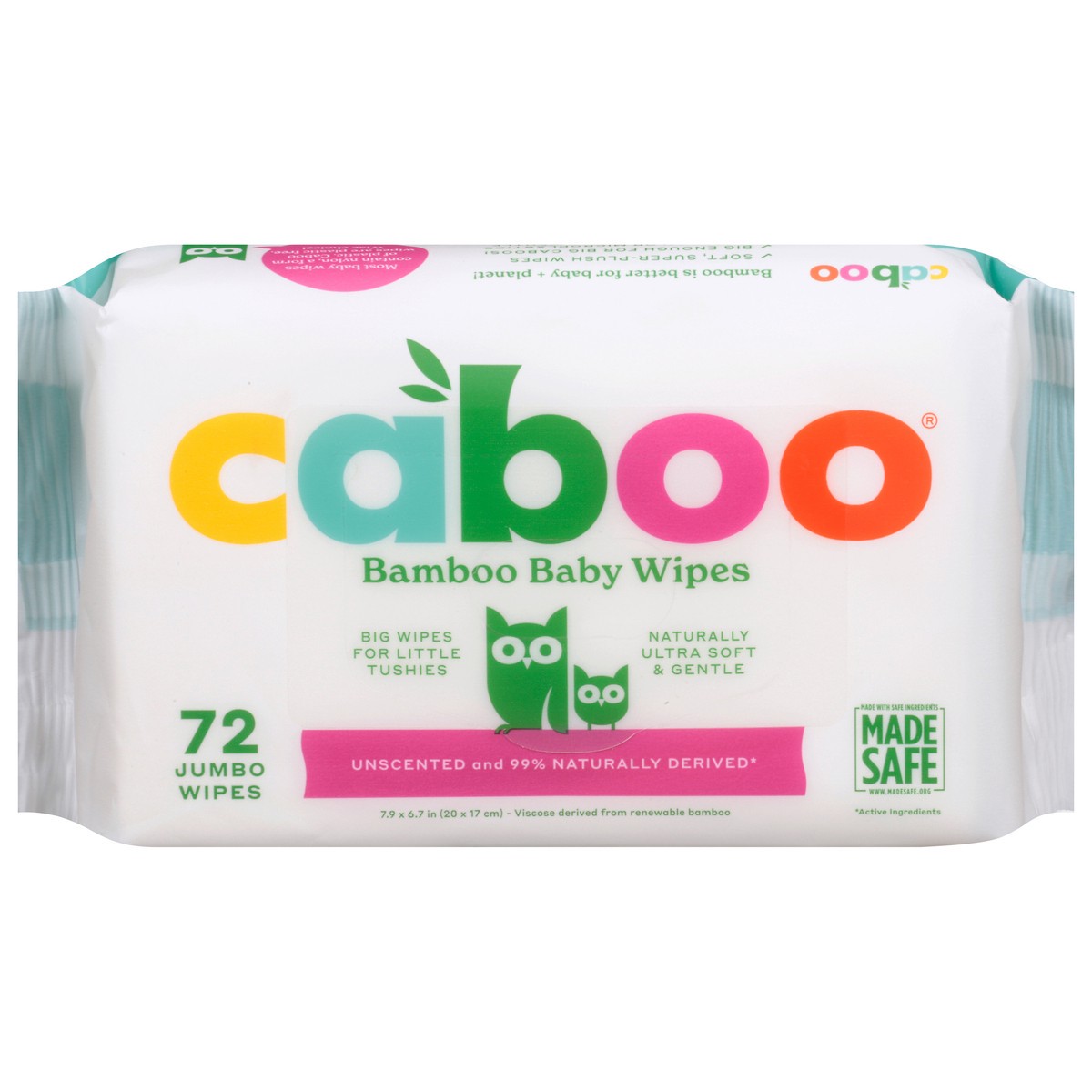 slide 1 of 13, Caboo Bamboo Baby Wipes, 72 ct